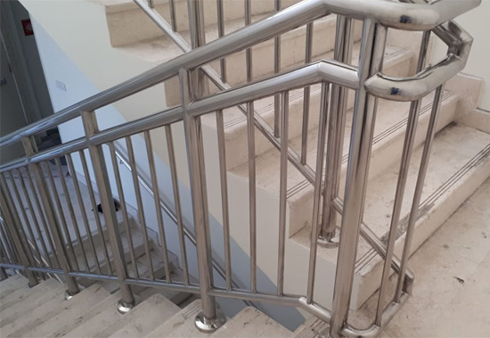 Steel and stainless handrails